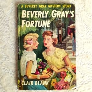 1950 Beverly Gray's Fortune Clair Blank Mystery Novel Series Book G20 Vintage